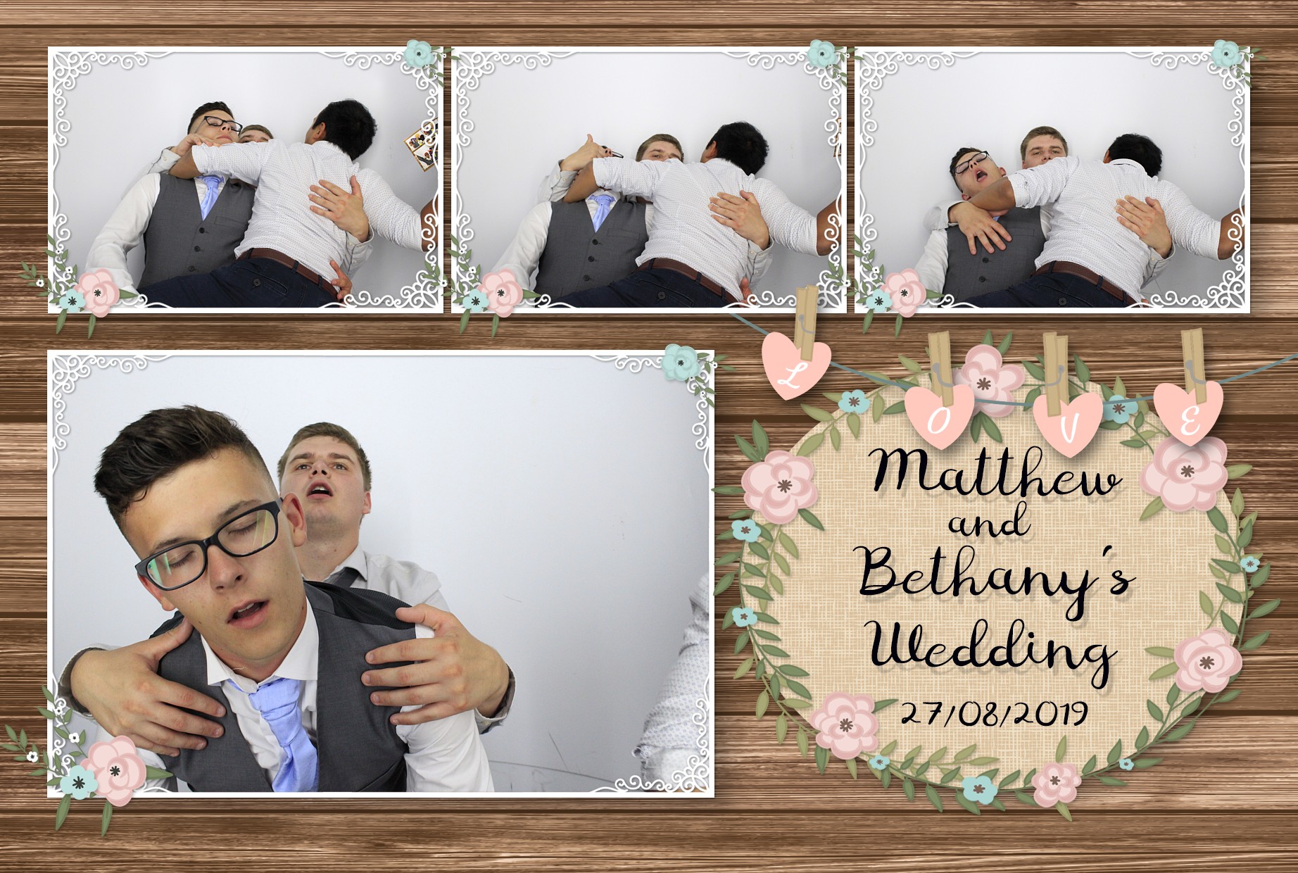 Matthew and Bethany’s Wedding | View more photos from the event at gallery.myphotoboothexperience.co.uk/u/MyPhotoBoothExperienceLtd/Matthew-and-Bethany’s-Wedding